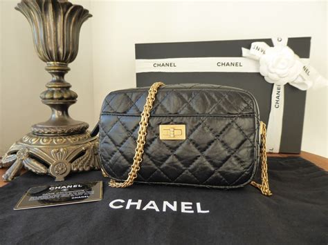 chanel black on black reissue|chanel 2.55 reissue.